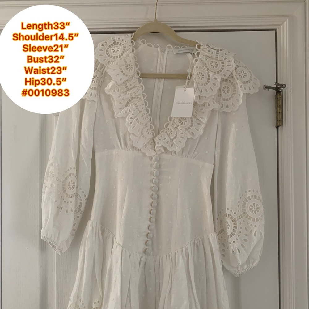 Nwt Zimmermann bellitude scalop dress - Picture 5 of 8